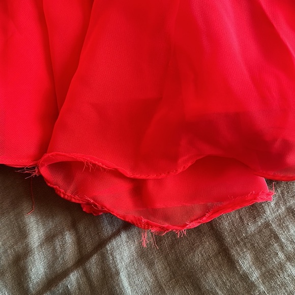 Pink strapless gown with beaded/rhinestone top - Picture 5 of 6